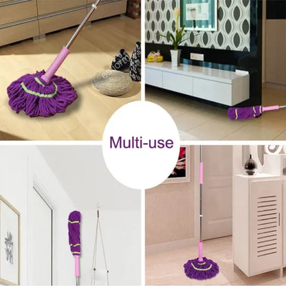 Microfiber Twist Mop Dust Mop with Telescopic Adjustable Perfect for Cleaning